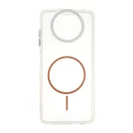 قاب ژله ای شفاف لنز کروم طرح مگ سیف Xiaomi Poco X3 / Poco X3 Pro / Poco X3 NFC - قهوه ای