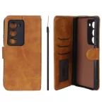 کیف موبایل مگنتی Crystal داخل مخمل Xiaomi Redmi 15 4G - عسلی