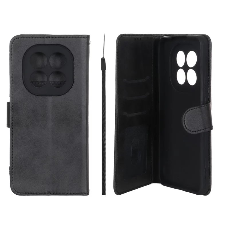 کیف موبایل مگنتی Crystal داخل مخمل Xiaomi Redmi Note 15 Pro 4G - مشکی - تصویر 2