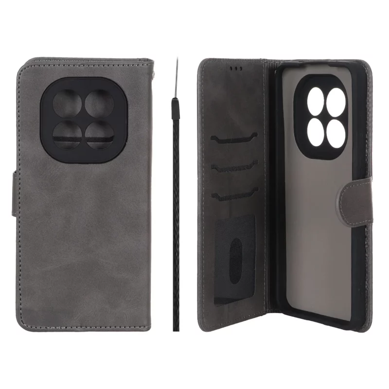 کیف موبایل مگنتی Crystal داخل مخمل Xiaomi Redmi Note 15 Pro 4G - طوسی - تصویر 2