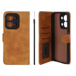 کیف موبایل مگنتی Crystal داخل مخمل Xiaomi Redmi 15C / Poco C85 - عسلی