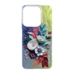 قاب اطلسی Flower دور شفاف Xiaomi Redmi 15C / Poco C85 - طرح 46