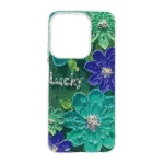 قاب اطلسی Flower دور شفاف Xiaomi Redmi 15C / Poco C85 - طرح 47