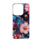 قاب اطلسی Flower دور شفاف Xiaomi Redmi 15C / Poco C85 - طرح 48
