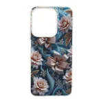 قاب اطلسی Flower دور شفاف Xiaomi Redmi 15C / Poco C85 - طرح 49