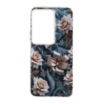 قاب اطلسی Flower دور شفاف Xiaomi Redmi 15 4G - طرح 88