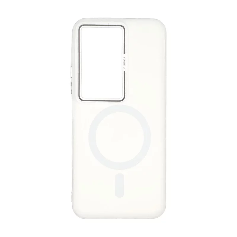 قاب Funnyrich طرح مگ سیف دور مات Xiaomi Redmi 15 4G - سفید - تصویر 2