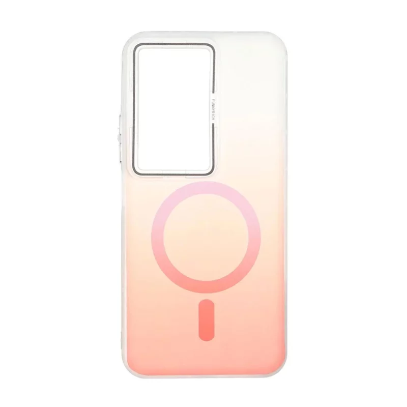 قاب Funnyrich طرح مگ سیف دور مات Xiaomi Redmi 15 4G - نارنجی - تصویر 2