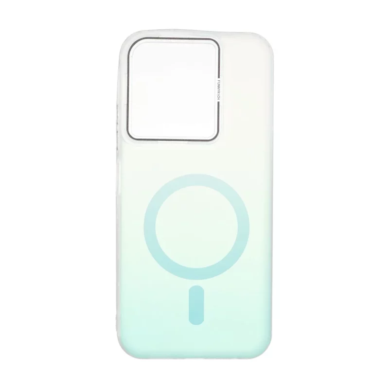 قاب Funnyrich طرح مگ سیف دور مات Xiaomi Redmi 15C / Poco C85 - سبزآبی - تصویر 2