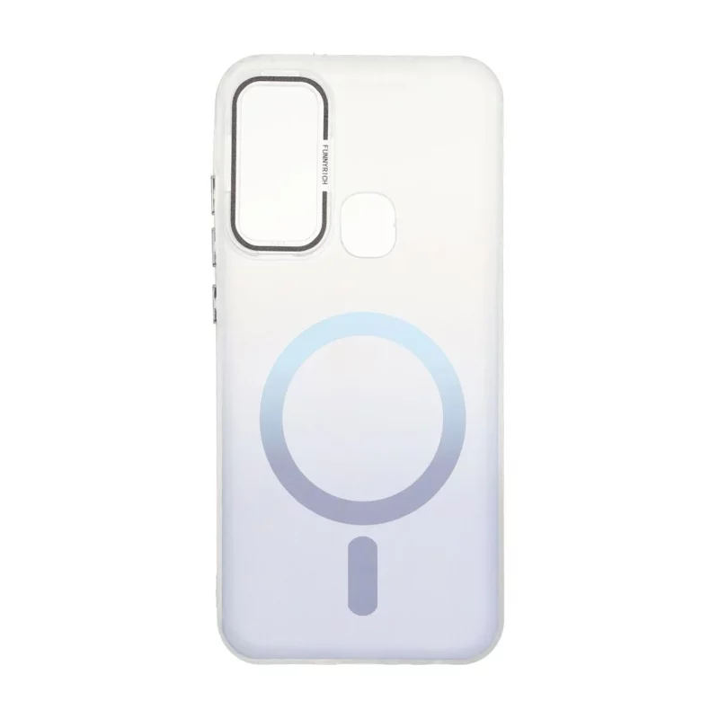 قاب Funnyrich طرح مگ سیف دور مات Xiaomi Redmi Note 8 - آبی - تصویر 2