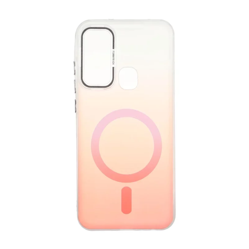 قاب Funnyrich طرح مگ سیف دور مات Xiaomi Redmi Note 8 - نارنجی - تصویر 2