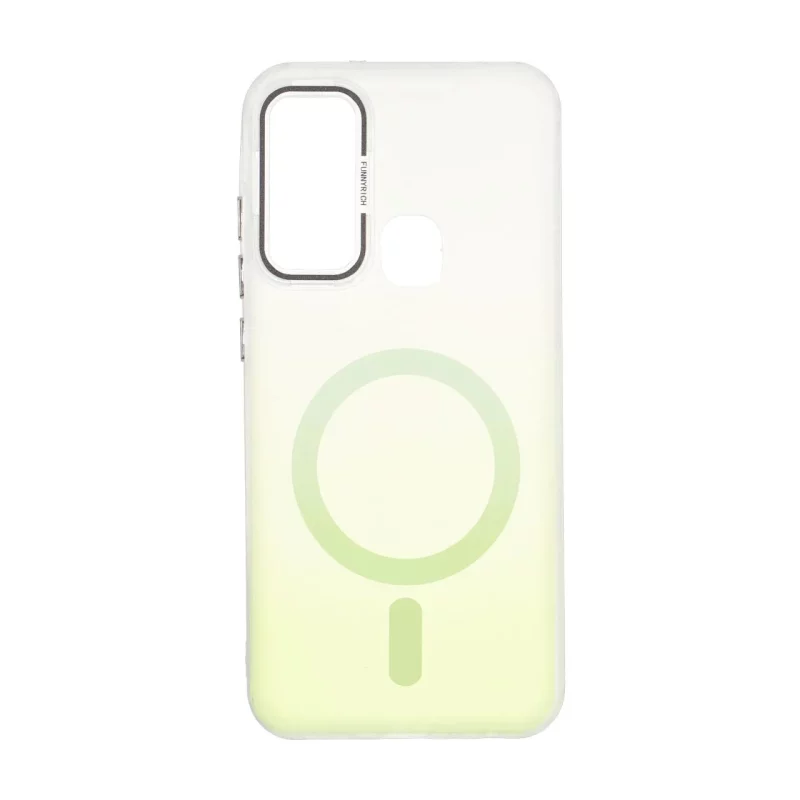 قاب Funnyrich طرح مگ سیف دور مات Xiaomi Redmi Note 8 - سبز - تصویر 2