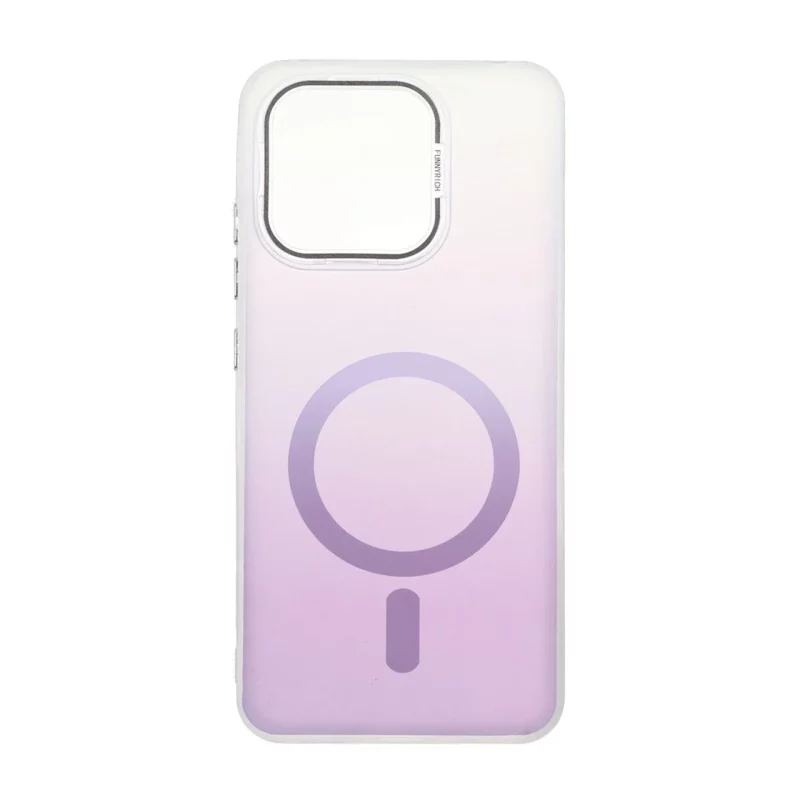 قاب Funnyrich طرح مگ سیف دور مات Xiaomi Redmi 12C / Redmi 11A / Poco C55 - بنفش - تصویر 2