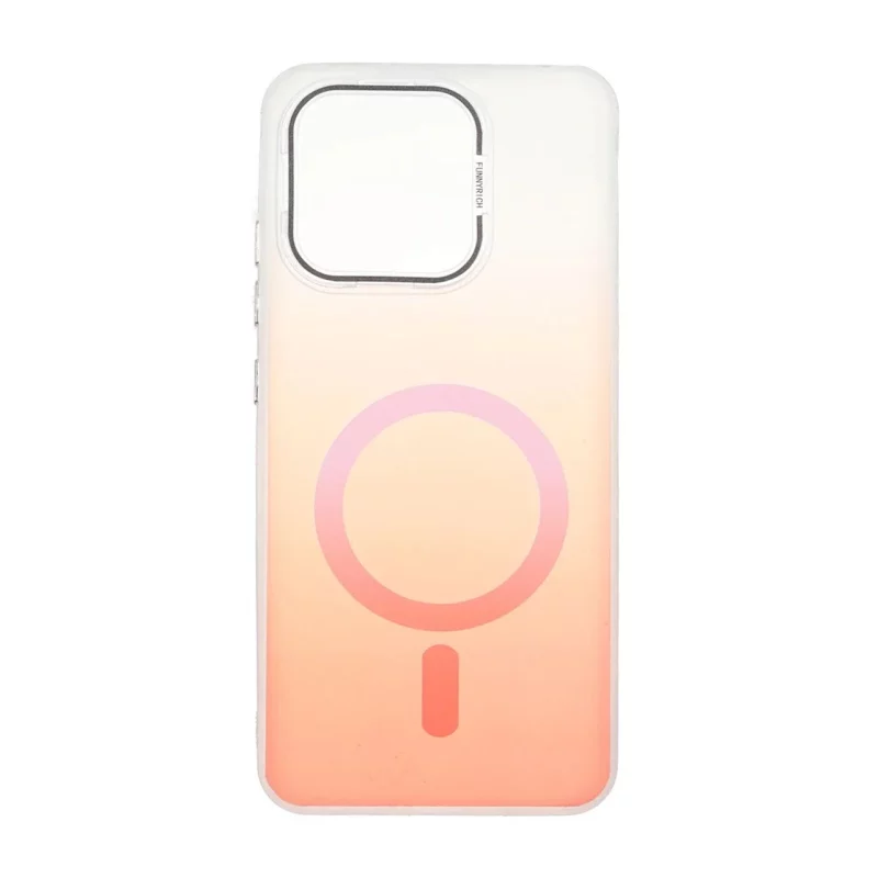 قاب Funnyrich طرح مگ سیف دور مات Xiaomi Redmi 12C / Redmi 11A / Poco C55 - نارنجی - تصویر 2