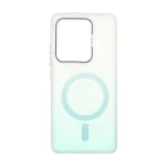 قاب Funnyrich طرح مگ سیف دور مات Xiaomi Redmi Note 14S / Note 13 Pro 4G / Poco M6 Pro 4G - سبزآبی
