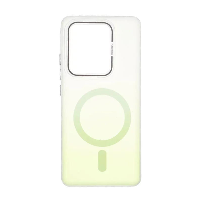 قاب Funnyrich طرح مگ سیف دور مات Xiaomi Redmi Note 14S / Note 13 Pro 4G / Poco M6 Pro 4G - سبز - تصویر 2