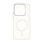قاب Funnyrich طرح مگ سیف دور مات Xiaomi Redmi Note 14 4G - سفید