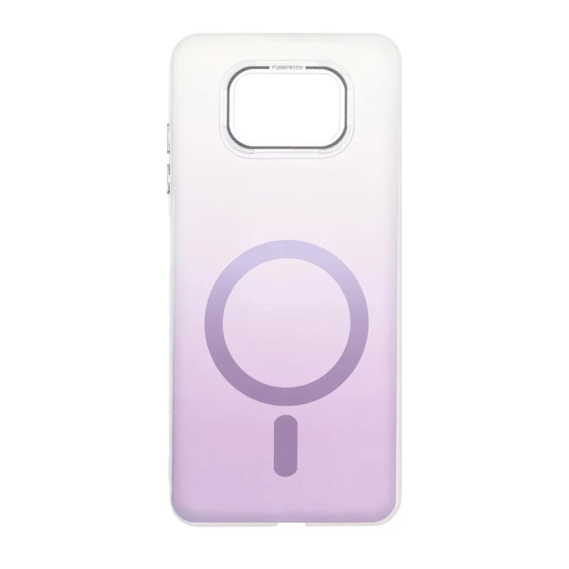قاب Funnyrich طرح مگ سیف دور مات Xiaomi Poco X3 / Poco X3 Pro / Poco X3 NFC - بنفش - تصویر 2