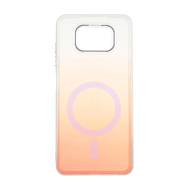 قاب Funnyrich طرح مگ سیف دور مات Xiaomi Poco X3 / Poco X3 Pro / Poco X3 NFC - نارنجی - تصویر 2