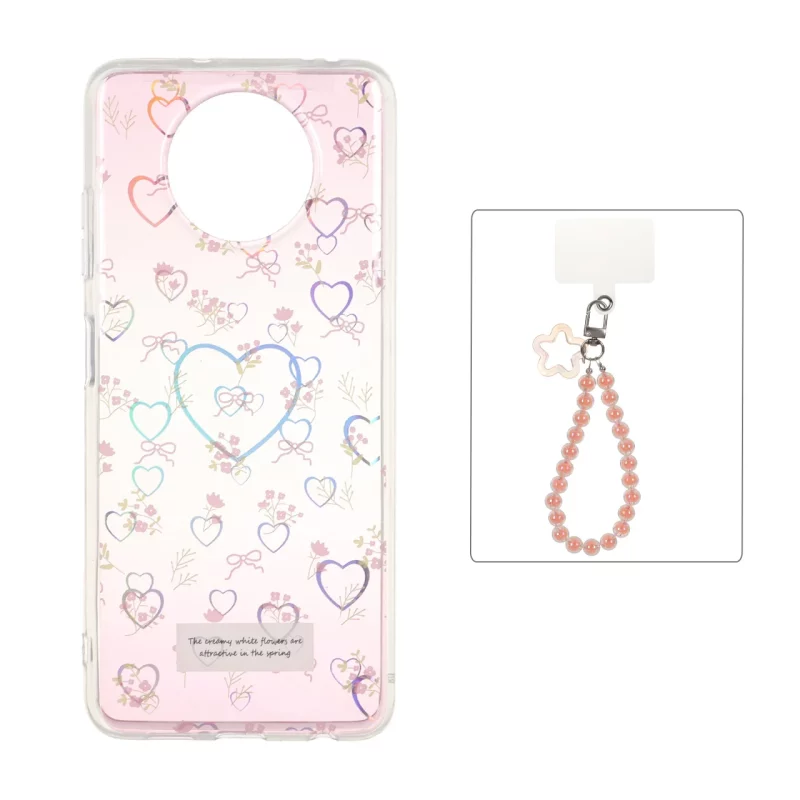 قاب قلبی هولوگرامی با آویز مچی مرواریدی Xiaomi Poco X3 / Poco X3 Pro / Poco X3 NFC - طرح 69 - تصویر 2