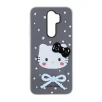 قاب دو لایه مات Kitty پاپیون برجسته Xiaomi Redmi Note 8 Pro - مشکی