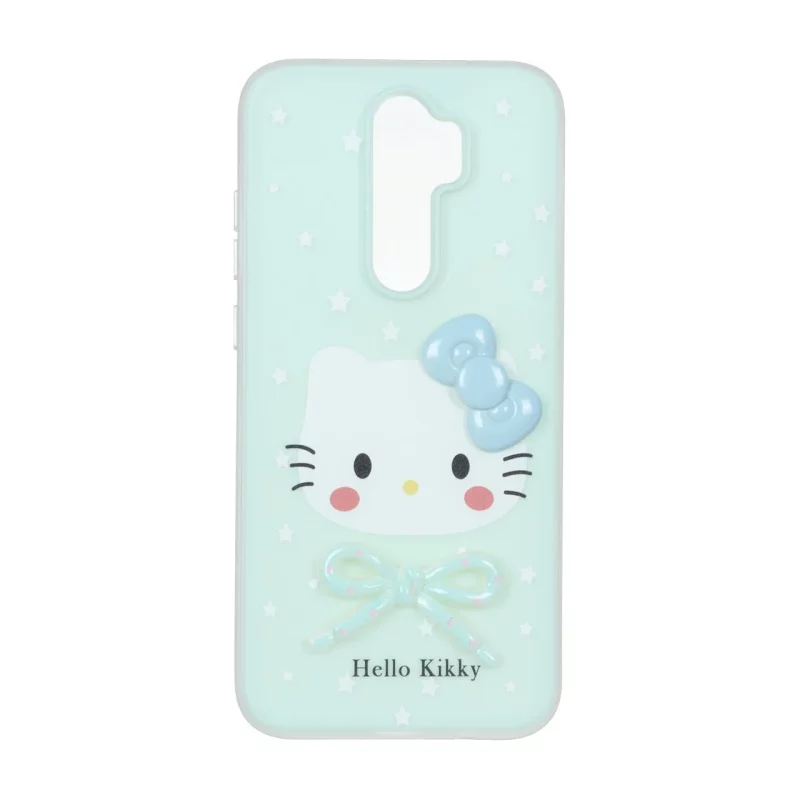 قاب دو لایه مات Kitty پاپیون برجسته Xiaomi Redmi Note 8 Pro - سبز - تصویر 2