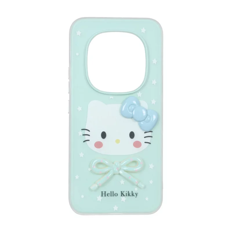 قاب دو لایه مات Kitty پاپیون برجسته Xiaomi Redmi Note 15 Pro Plus - سبز - تصویر 2