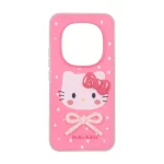 قاب دو لایه مات Kitty پاپیون برجسته Xiaomi Redmi Note 15 Pro Plus - صورتی