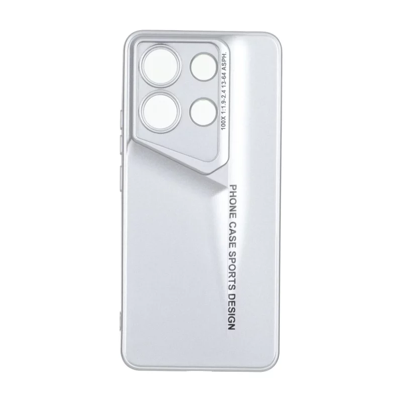 قاب Phone Case Sports Design محافظ لنزدار Xiaomi Redmi Note 13 4G - نقره ای - تصویر 2