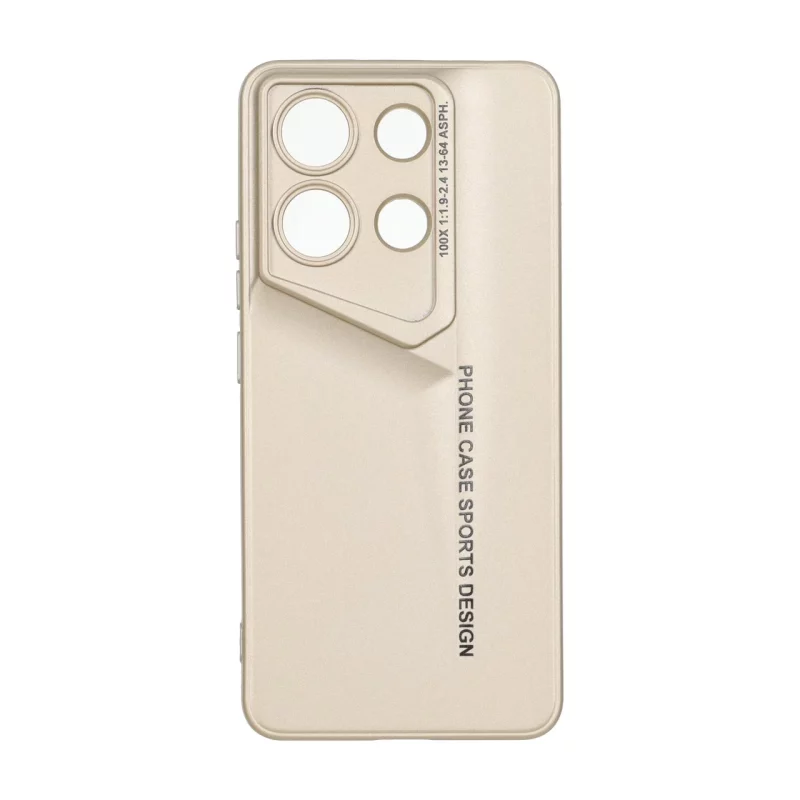 قاب Phone Case Sports Design محافظ لنزدار Xiaomi Redmi Note 13 4G - طلایی - تصویر 2