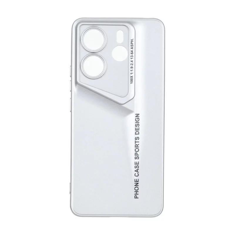 قاب Phone Case Sports Design محافظ لنزدار Xiaomi Redmi Note 14 4G - نقره ای - تصویر 2