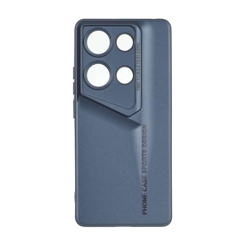 قاب Phone Case Sports Design محافظ لنزدار Xiaomi Redmi Note 14S / Note 13 Pro 4G / Poco M6 Pro 4G - سرمه ای - تصویر 2