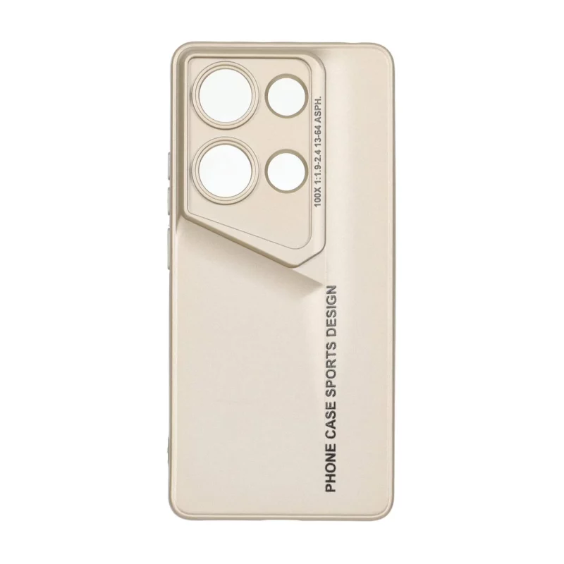 قاب Phone Case Sports Design محافظ لنزدار Xiaomi Redmi Note 14S / Note 13 Pro 4G / Poco M6 Pro 4G - طلایی - تصویر 2