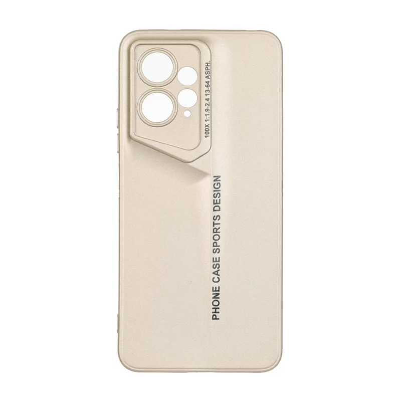 قاب Phone Case Sports Design محافظ لنزدار Xiaomi Redmi Note 12 4G - طلایی - تصویر 2