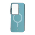 قاب NK مات لنز کربن طرح مگ سیف Xiaomi Redmi 15 4G - سبز روشن