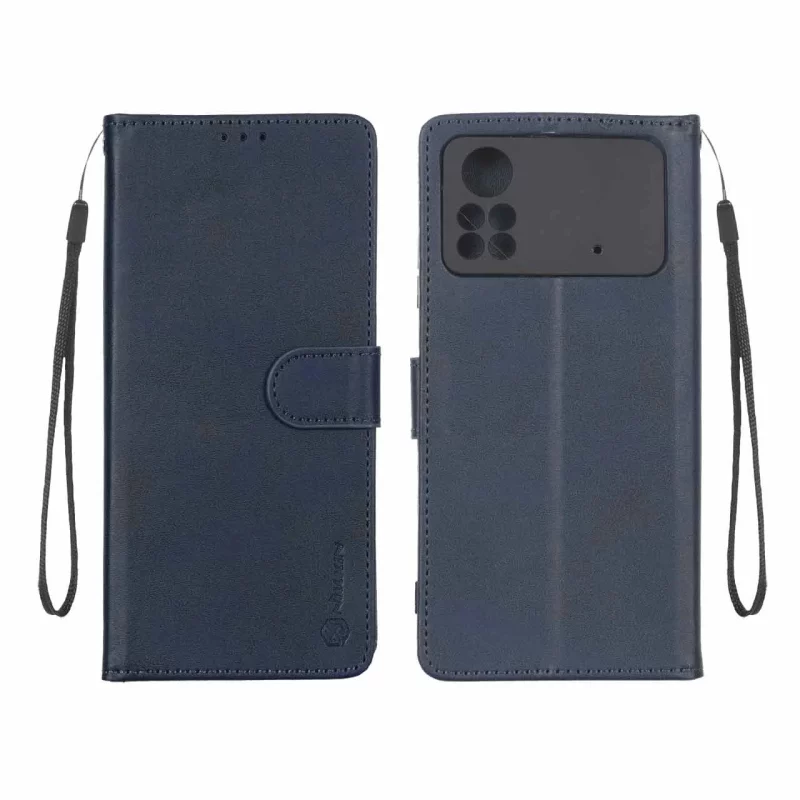 کیف موبایل مگنتی Nillkin مدل Xiaomi Poco X4 Pro - سرمه ای - تصویر 2