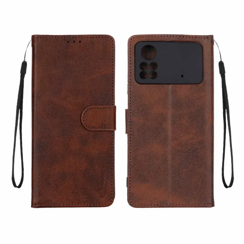 کیف موبایل مگنتی Nillkin مدل Xiaomi Poco X4 Pro - قهوه ای - تصویر 2