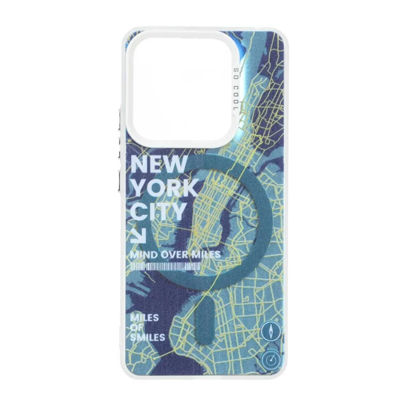 قاب SO COOL طرح مگ سیف NewYork مدل Xiaomi Redmi Note 14 4G - تصویر 2