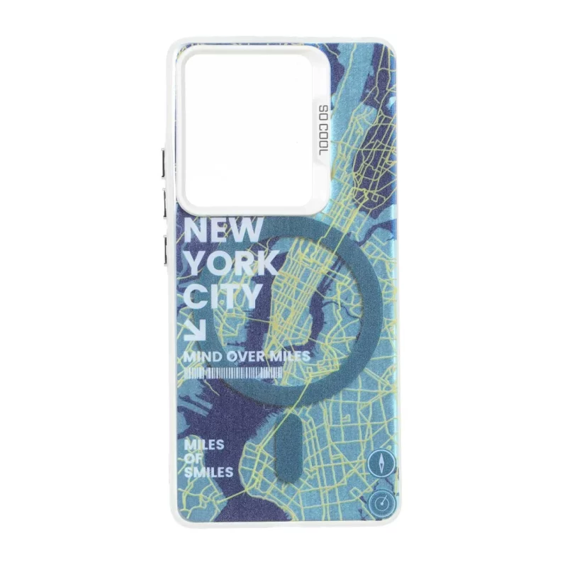 قاب SO COOL طرح مگ سیف NewYork مدل Xiaomi Redmi Note 14S / Note 13 Pro 4G / Poco M6 Pro 4G - تصویر 2