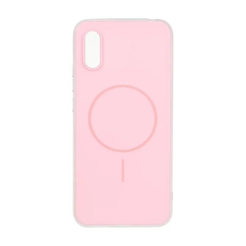 قاب دو لایه مات طرح مگ سیف Xiaomi Redmi 9A / Redmi 9A Sport / Redmi 9AT - صورتی - تصویر 2