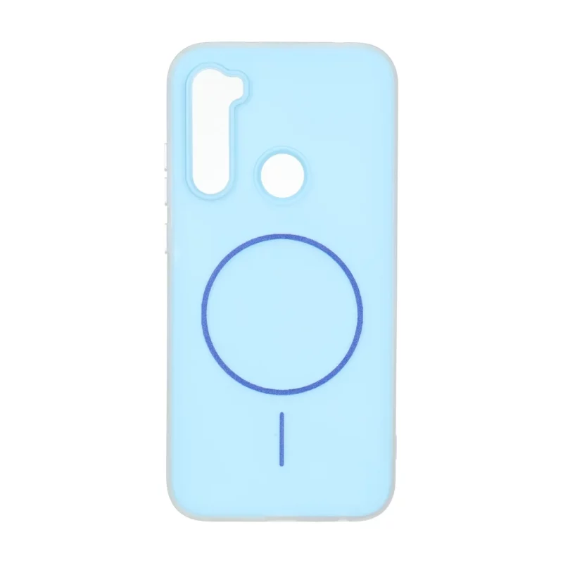 قاب دو لایه مات طرح مگ سیف Xiaomi Redmi Note 8 - آبی - تصویر 2