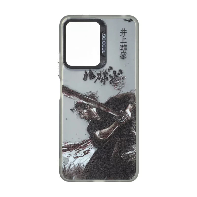 قاب SO COOL بلک لنز دکمه کروم طرح دار Xiaomi Redmi Note 12 4G - طرح 35 - تصویر 2
