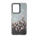قاب SO COOL بلک لنز دکمه کروم طرح دار Xiaomi Redmi Note 12 4G - طرح 37