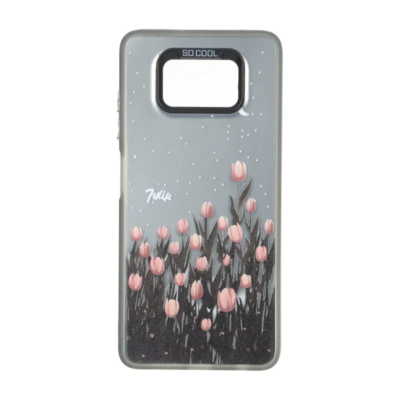 قاب SO COOL بلک لنز دکمه کروم طرح دار Xiaomi Poco X3 / Poco X3 Pro / Poco X3 NFC - طرح 73 - تصویر 2