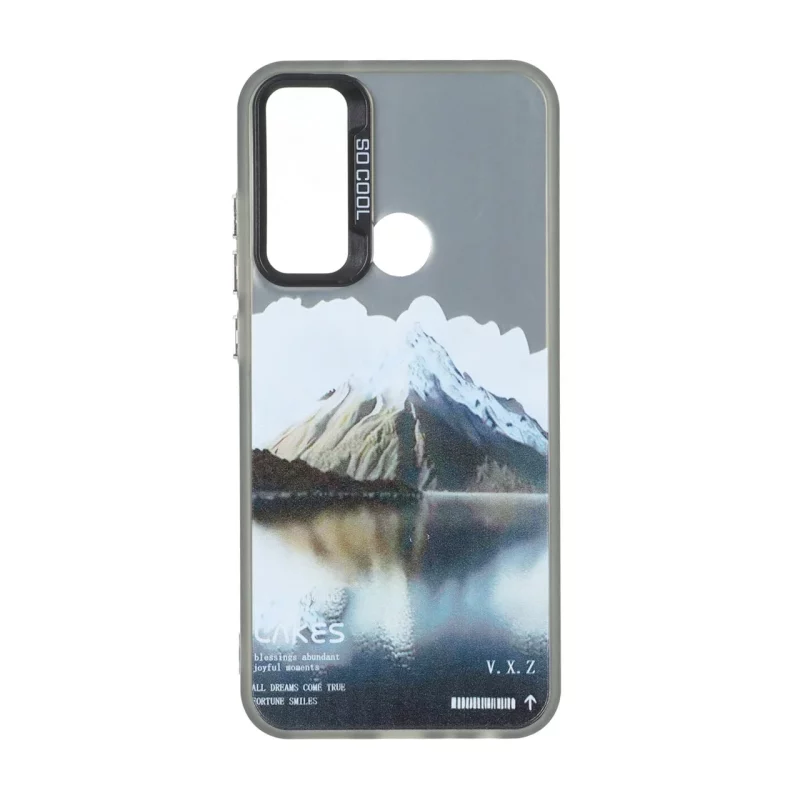 قاب SO COOL بلک لنز دکمه کروم طرح دار Xiaomi Redmi Note 8 - طرح 146 - تصویر 2