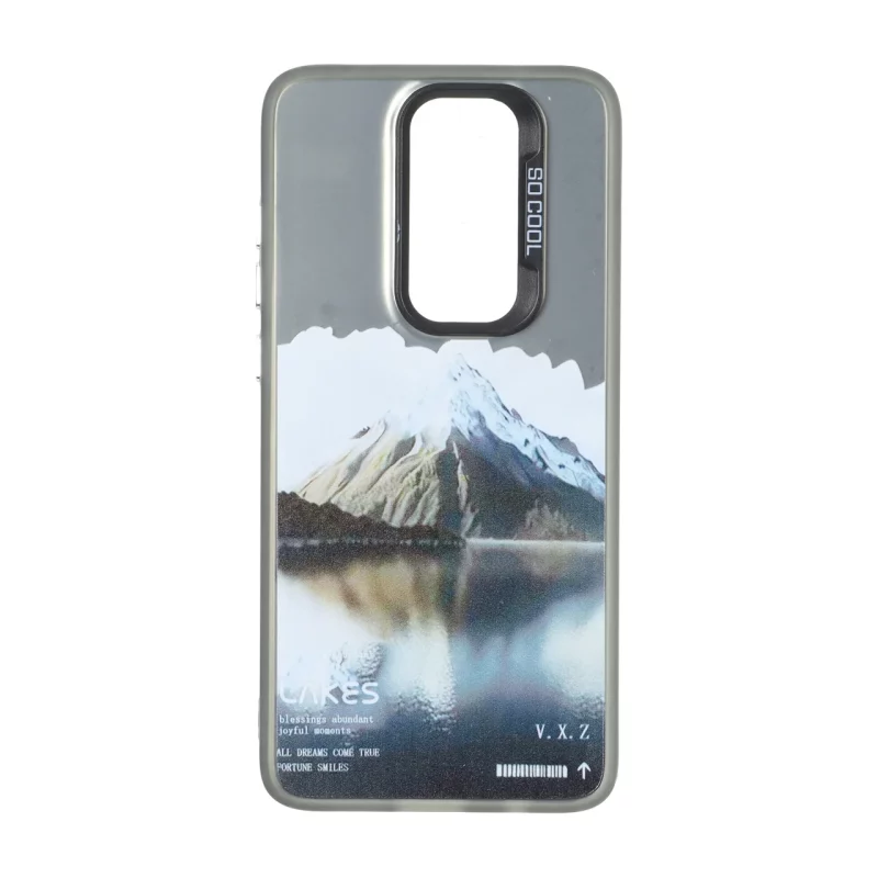 قاب SO COOL بلک لنز دکمه کروم طرح دار Xiaomi Redmi Note 8 Pro - طرح 185 - تصویر 2