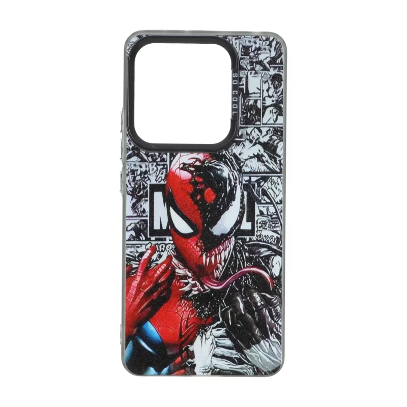 قاب SO COOL بلک لنز دکمه کروم طرح دار Xiaomi Redmi Note 14 4G - طرح 209 - تصویر 2