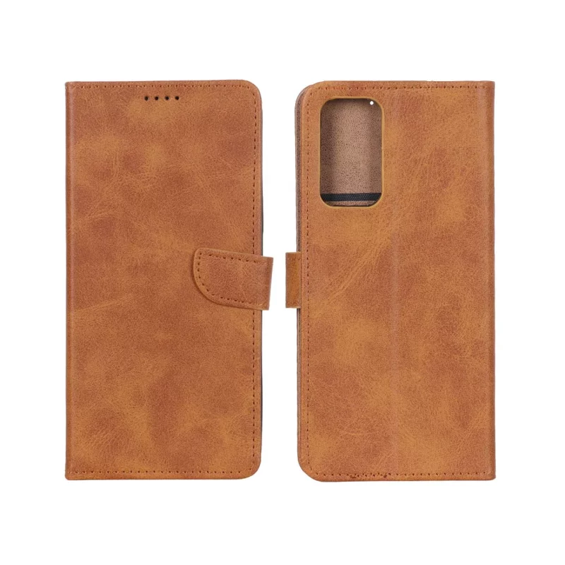 کیف چرمی موبایل مگنتی Xiaomi Redmi Note 12 Pro 4G / Redmi Note 11 Pro - عسلی - تصویر 2