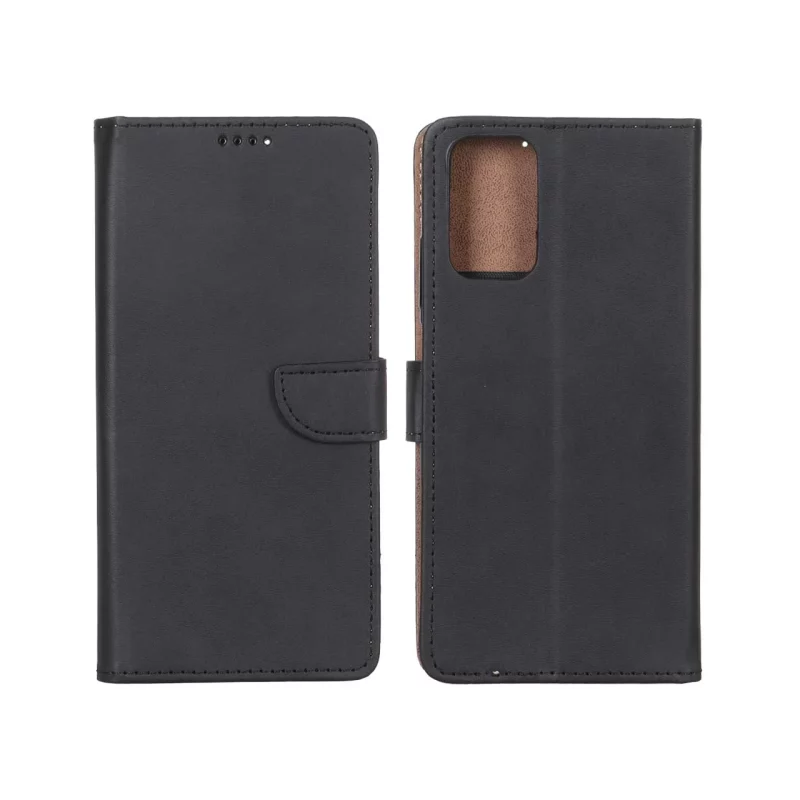 کیف چرمی موبایل مگنتی Xiaomi Redmi Note 10 4G / Redmi Note 10S / Poco M5S - مشکی - تصویر 2
