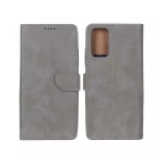 کیف چرمی موبایل مگنتی Xiaomi Redmi Note 10 4G / Redmi Note 10S / Poco M5S - خاکستری